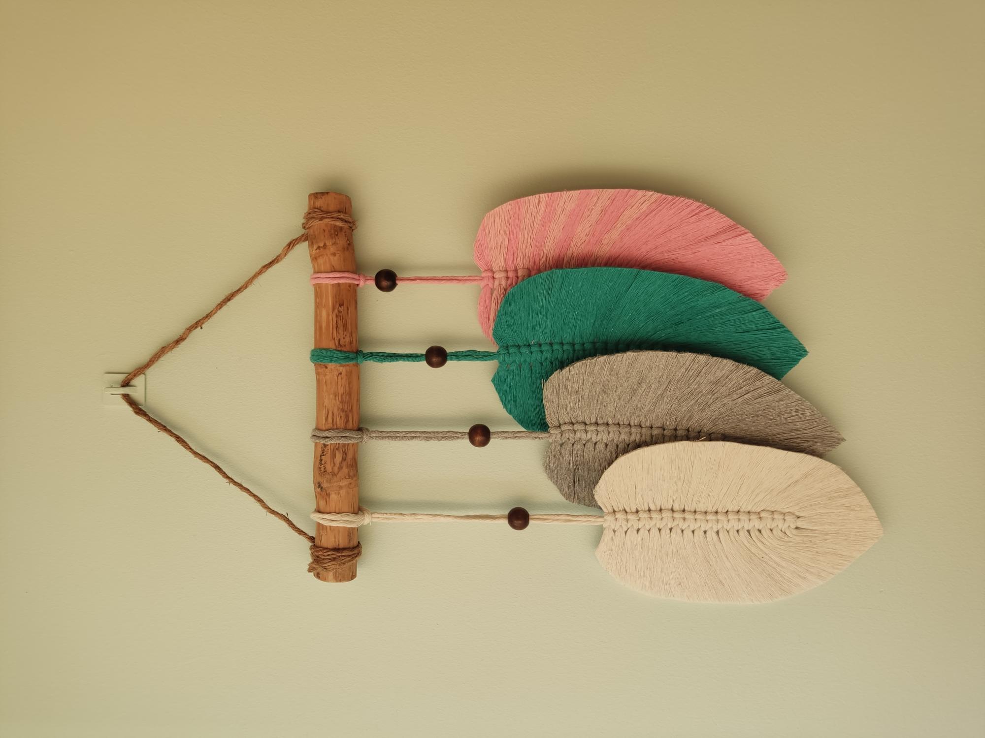 Decoración artesanal en macramé